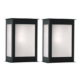 Pack X 2 Unid. Farol Exterior M1 De Pared Bajo Consumo O Led