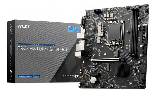 Placa Madre Intel Msi Pro H610m-g Ddr4 Lga 1700