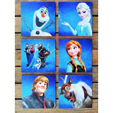 Set 6 Cuadros Frozen Anna Elsa Infantil Disney Decoracion