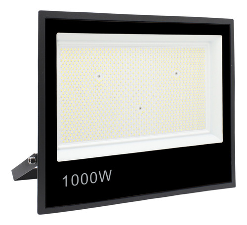 Refletor Ultra Led 1000w Holofote Bivolt Ip67 Branco Frio