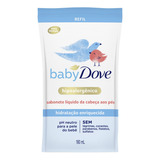 Sabonete Líquido Hidratação Enriquecida Da Cabeça Aos Pés Dove Baby Sachê 180ml Refil