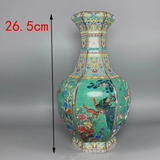 Jarrón De Porcelana China Real Antiguo, Florero Decorativo