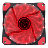 Cooler Gamer Netmak Led Red 120mm 3 Pin Molex Pc Pcreg