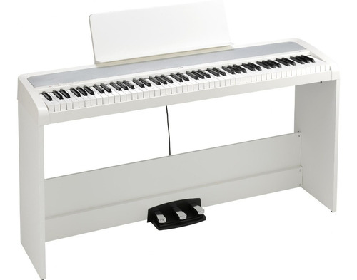 Teclado Piano Digital Korg B2sp 88 + Mueble Color White