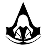 Quadro Logo Assassin's Creed Decorativo Gamer Em Mdf 3mm