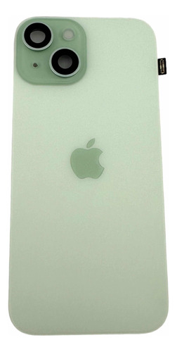 Tapa Trasera Vidrio iPhone 15 Verde Nfc + Flash Incluido