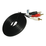 Cable De Audio 3.5 Estereo 3 Metros 2 Rca Nisuta Ns-cau353