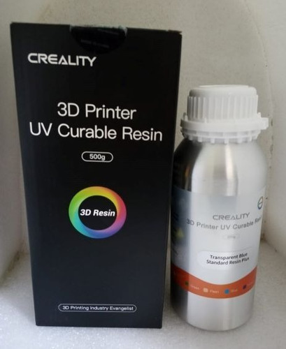 Resina Creality Uv Curable  Plus Colores Transparentes 500 G