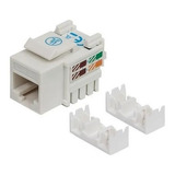 10 Pz Jack Rj45 Tipo Keyston Blanco  Cat 6 210591 Intellinet