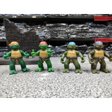 Tortugas Ninja Infantes, Playmates, Lote (4), 2.75 Pulgadas