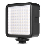 Mini Iluminador Led W81 6.5w Com Dimmer Para Câmeras, Filmad