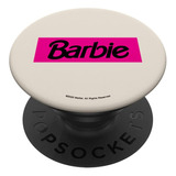 Logotipo Popgrip Barbie Classic Rosa Intercambiable De Popso