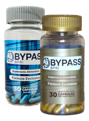 Bypass Bpri Duo 30 Caps C/u Suplemento Natural Raiz Tejocote