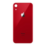 Tapa Repuesto Vidrio Para iPhone XR Rojo