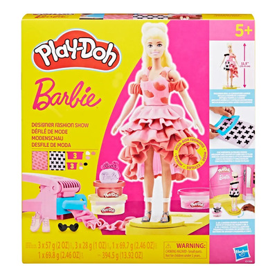 Play Doh, Set De Masa Moldeable Barbie, Desfile De Moda | Envío gratis