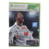 Fifa 18 Edición Legado Xbox 360 / Xbox360 / *gmsvgspcs*