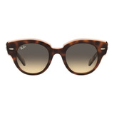 Solar Ray Ban Original Roundabout Rb 2192 1324/bg 47 Havana