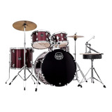 Mapex Prodigy Burgundy Bateria 5 Cuerpos Fierros Banqueta