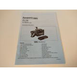 Kit Manual De Instruções Panasonic Vhs Pv-750d/pv-a23