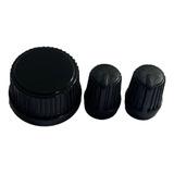 Kit 3x Knob Botão Radio Yaesu Ft-1802 Ft-1900 Ft-1907 Ft1807