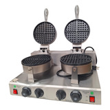 Maquina De Hacer Waffles Doble Comercial Envio Gratis!!