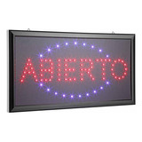 Letrero Luminoso Mitzu Luces Led  Abierto Mtl-4008