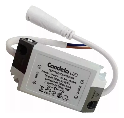 Driver Controlador Candela Para Panel Led 18w Plafon 7273