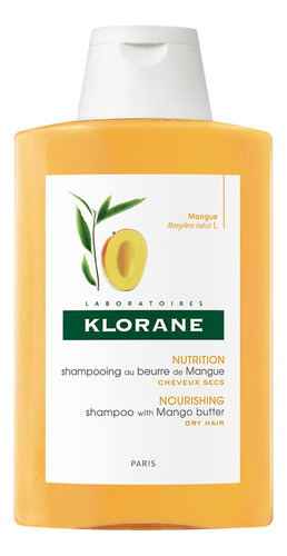 Shampoo Klorane Mango En Frasco De 200ml Por 1 Unidad