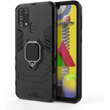 Samsung Galaxy M31 Carcasa Armor + Anillo 