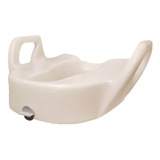 Asiento Eleva Inodoro Bidet Con Apoya Brazo Y Traba Ajuste