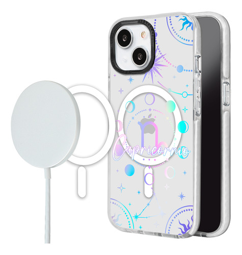 Funda Para iPhone Magsafe Zodiaco Capricornio Mujer