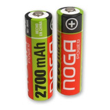 Pila Noga Recargable Np-aam 2.7b 2700mah 1.2v Pack X 2 