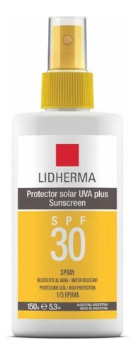 Lidherma Protector Solar Uva Plus Spf 30 Spray