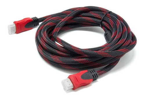 Cable Hdmi 5 Metros V1.4 Full Hd Mallado 2 Filtros 3d Led Tv