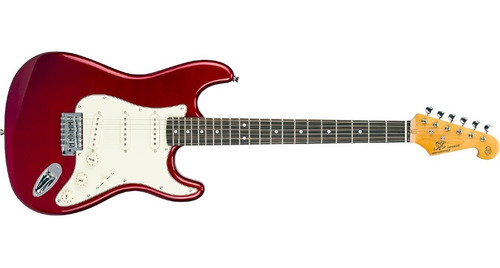 Guitarra Electrica Sx Sst62+/car Vintage Series Str Rojo