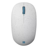 Mouse Sem Fio Microsoft Bluetooth Ocean Plastic Azul Branco
