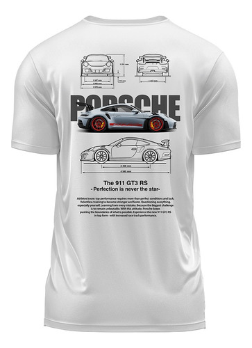 Playera Porsche 911 Gt3 Rs Esquema Autos