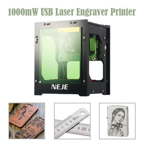 Cd Gravadora A Laser Mini Laser Impressora Cnc 1500mw Neje