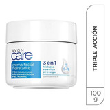 Avon Care Crema Facial Triple Acc Hidrata Suaviza Protege 
