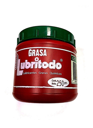 Grasa Litio Termoresistente Lubritodo Pote 250 Gr.