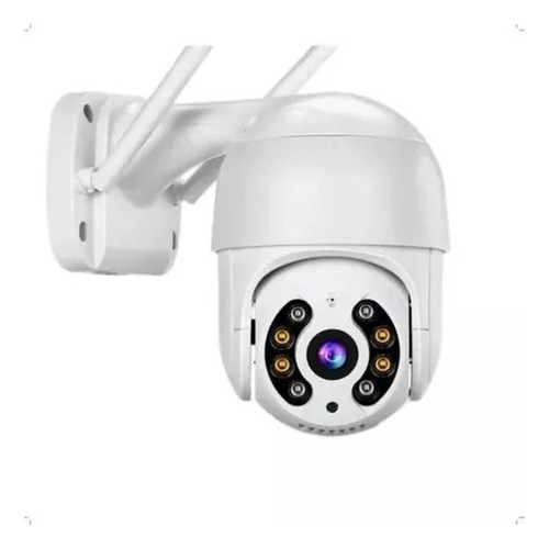 Câmera Ip Inteligente Resistente 360° 2 Antenas Yoosee Cor Branco