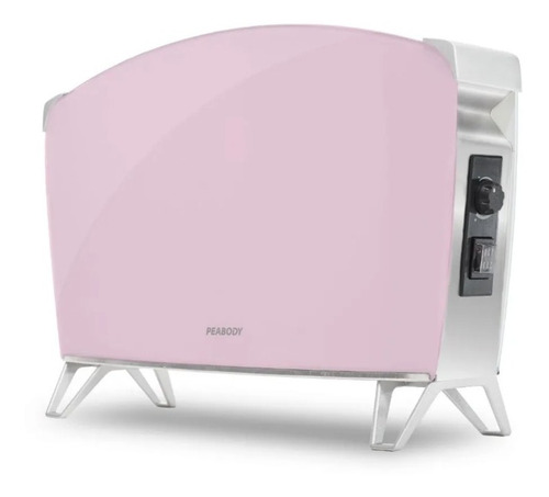 Vitroconvector Peabody Pe-bvc15p Doble Vidrio 1500w Rosa