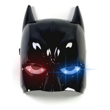 Mascara Careta Rígida A Pilas C/ Luces Batman 