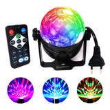 Bola Maluca Mini Globo Jogo De Luz Led Rgb Com Controle