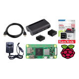 Kit Raspberry Pi Zero 2w 2 W, Sd 32gb, Fonte,case,cabo,dissi