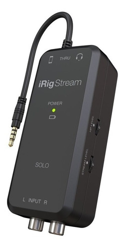 Interface De Áudio Ik Multimedia Irig Stream Solo Streaming