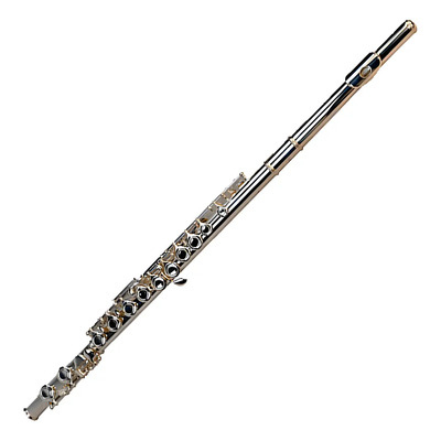 Flauta Transversal Plata Silvertone Slft001 Incluye Estuche Color Nickel | Meses sin interés