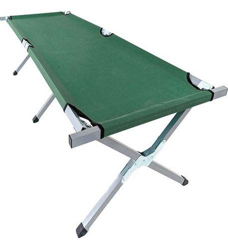 Catre Plegable Acampar Campismo Portatil 188 X 64 X 42 Cm Color Verde