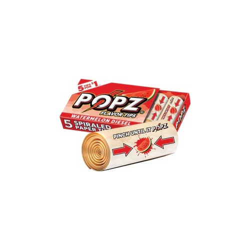 Filtros De Carton Con Capsula De Sabor Tips Popz Flavor X5 