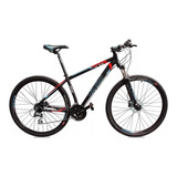 Mountain Bike Vairo Xr 3.8  2019 R29 M 24v Frenos De Disco Hidráulico Cambio Shimano Acera M360 Color Negro/rojo  